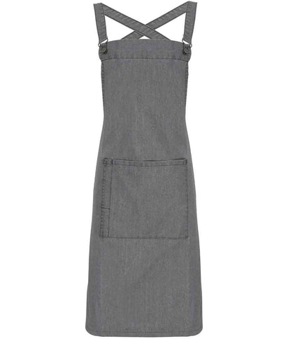 Premier - Cross Back Barista Bib Apron - PR129 GDM ONE