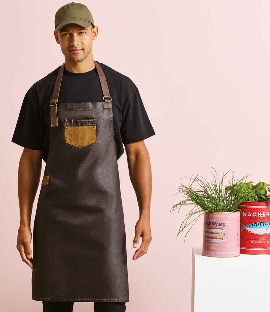 Premier - Division Bib Apron - PR136 BK/TA ONE