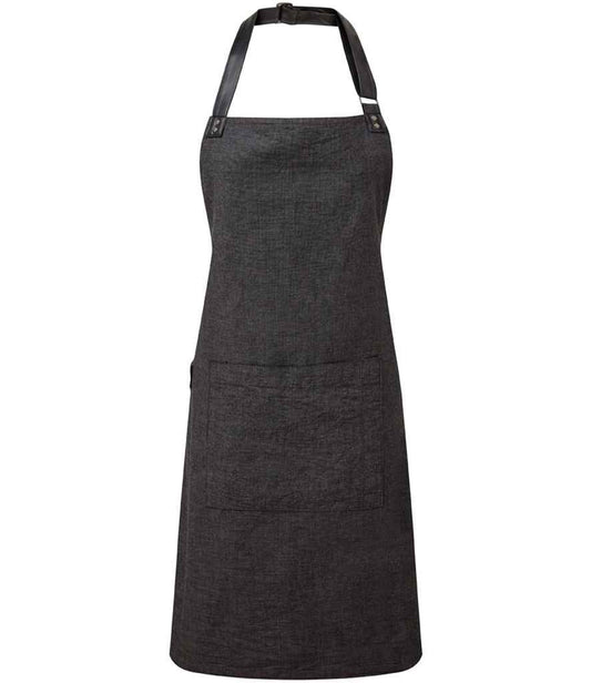 Premier - Annex Oxford Bib Apron - PR144 BLK ONE