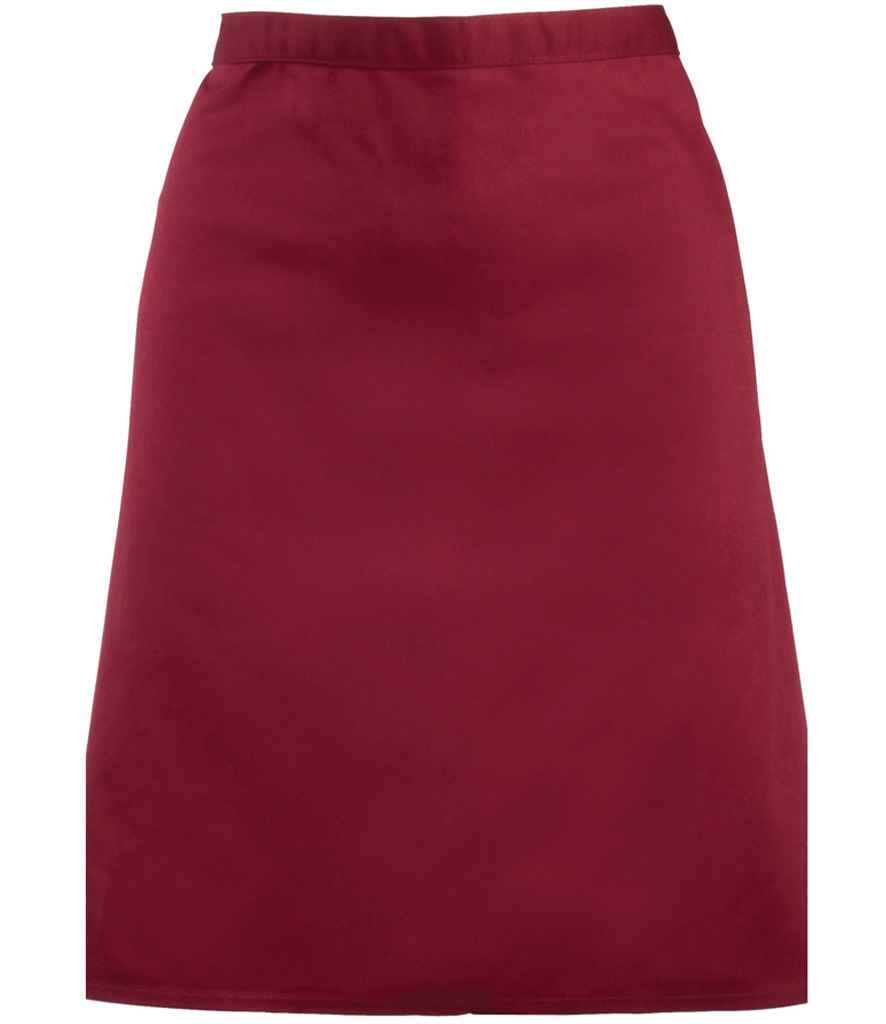 Premier - 'Colours' Mid Length Apron - PR151 BUR ONE