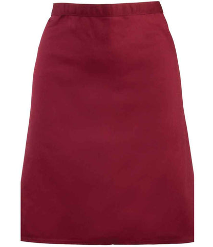 Premier - 'Colours' Mid Length Apron - PR151 BUR ONE