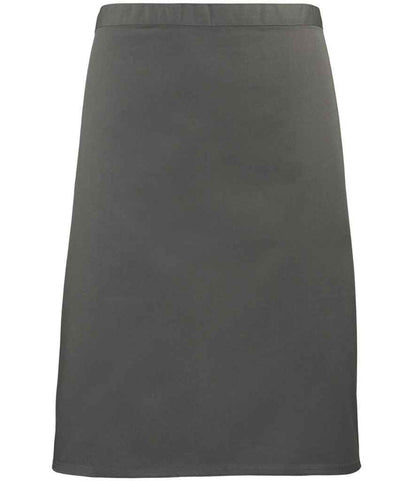 Premier - 'Colours' Mid Length Apron - PR151 DGY ONE