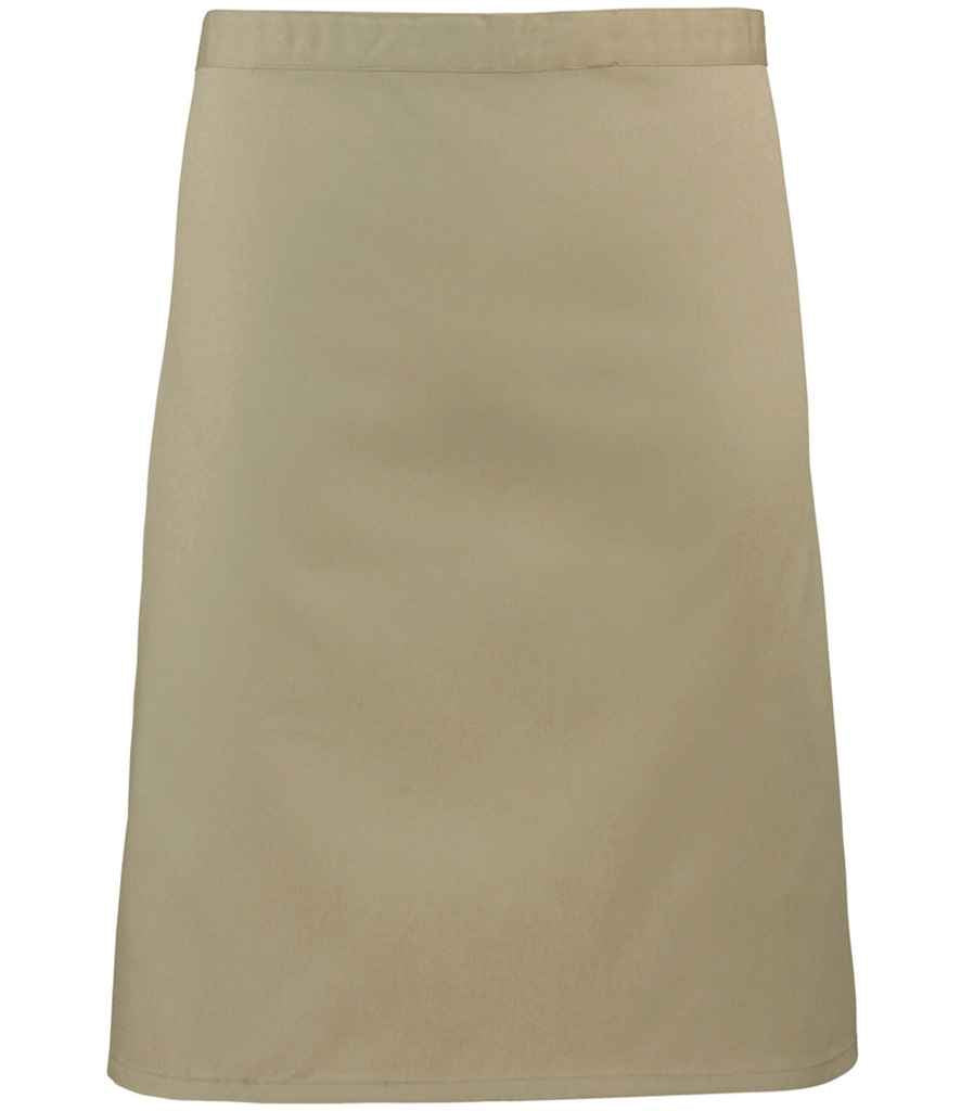Premier - 'Colours' Mid Length Apron - PR151 KHA ONE