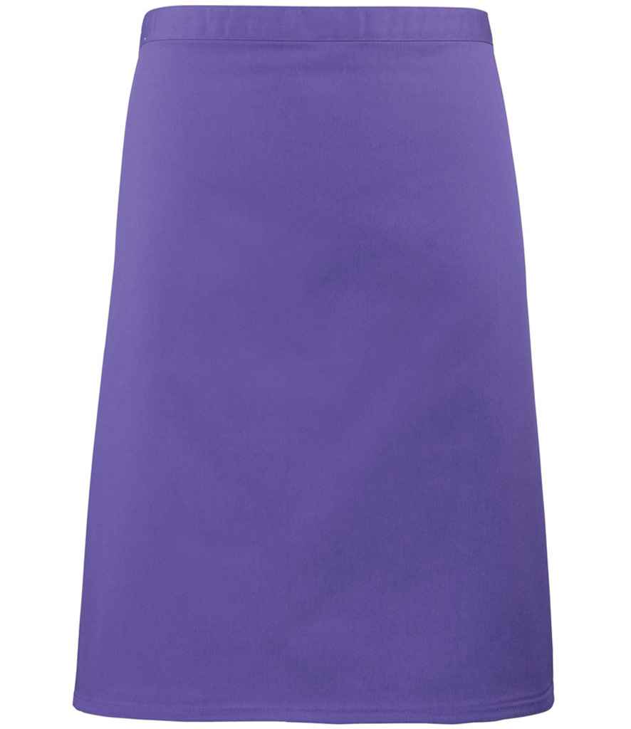 Premier - 'Colours' Mid Length Apron - PR151 PUR ONE