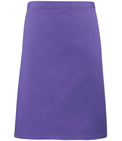 Premier - 'Colours' Mid Length Apron - PR151 PUR ONE