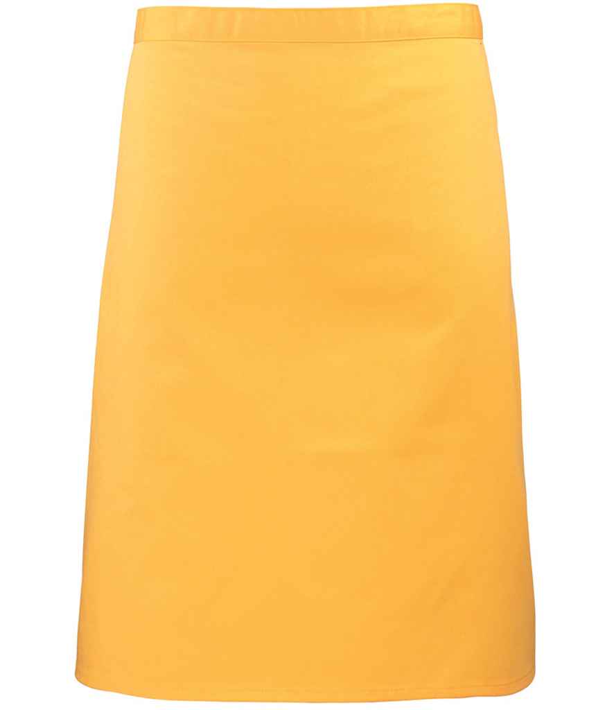 Premier - 'Colours' Mid Length Apron - PR151 SUN ONE