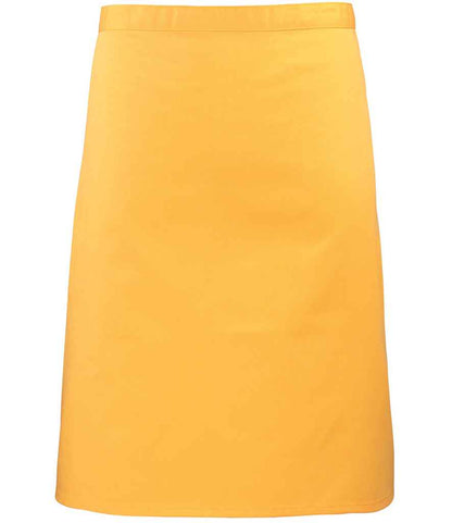Premier - 'Colours' Mid Length Apron - PR151 SUN ONE