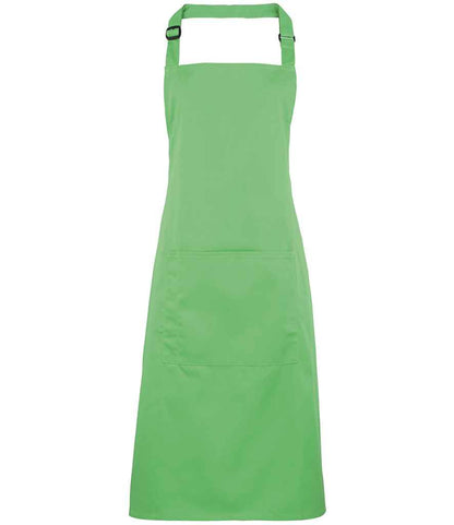Premier - 'Colours' Bib Apron with Pocket - PR154 APL ONE