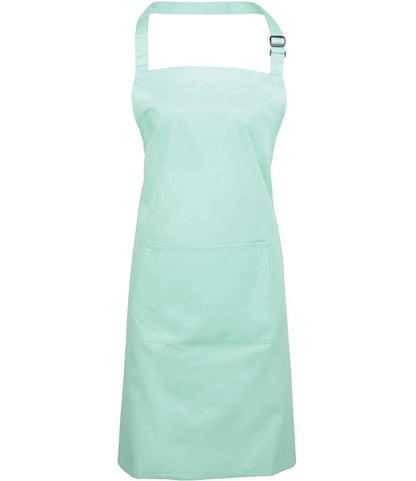 Premier - 'Colours' Bib Apron with Pocket - PR154 AQA ONE
