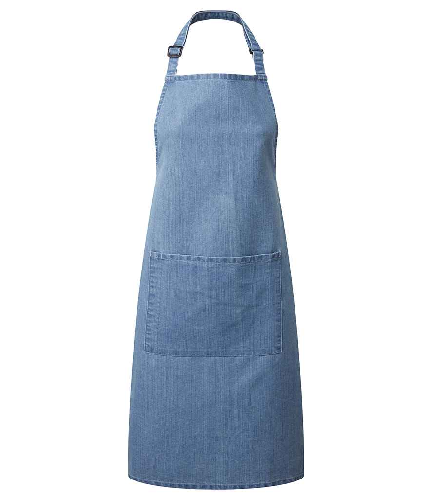Premier - 'Colours' Bib Apron with Pocket - PR154 BLD ONE