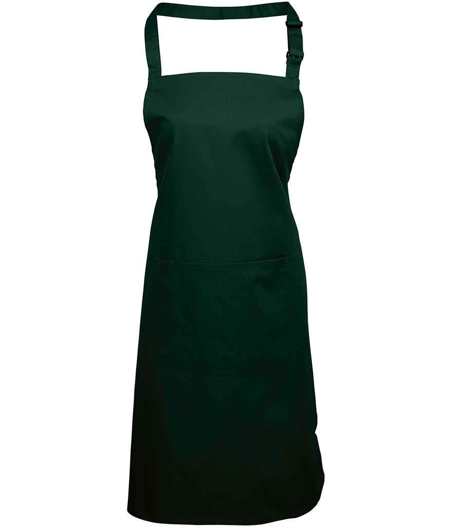 Premier - 'Colours' Bib Apron with Pocket - PR154 BOT ONE
