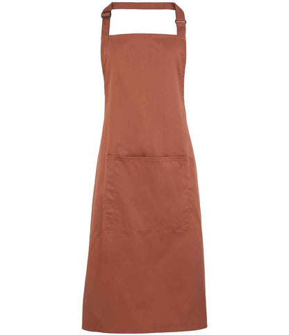 Premier - 'Colours' Bib Apron with Pocket - PR154 CHE ONE