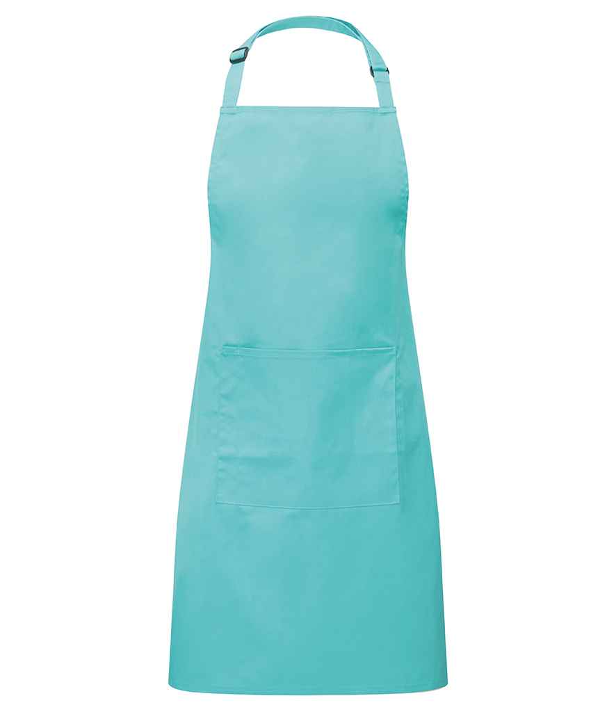 Premier - 'Colours' Bib Apron with Pocket - PR154 DKE ONE