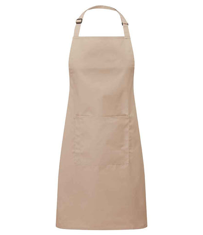 Premier - 'Colours' Bib Apron with Pocket - PR154 LTE ONE