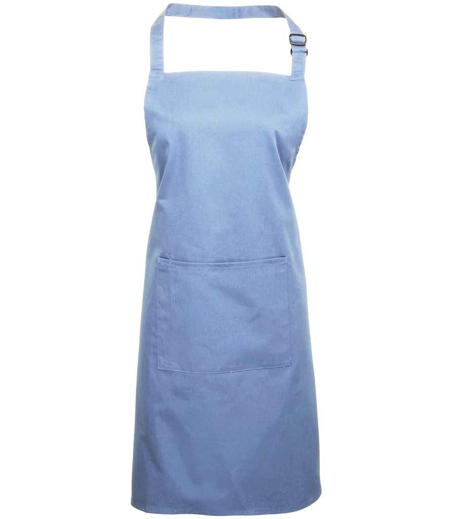 Premier - 'Colours' Bib Apron with Pocket - PR154 MBL ONE