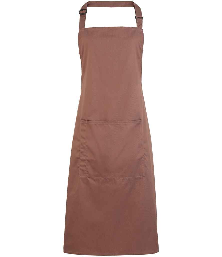 Premier - 'Colours' Bib Apron with Pocket - PR154 MOC ONE