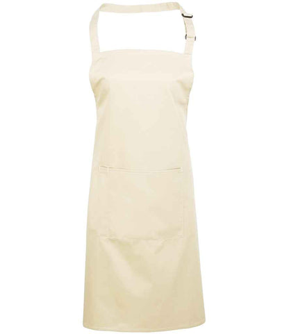 Premier - 'Colours' Bib Apron with Pocket - PR154 APL ONE