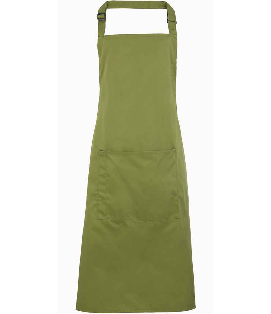 Premier - 'Colours' Bib Apron with Pocket - PR154 OAG ONE