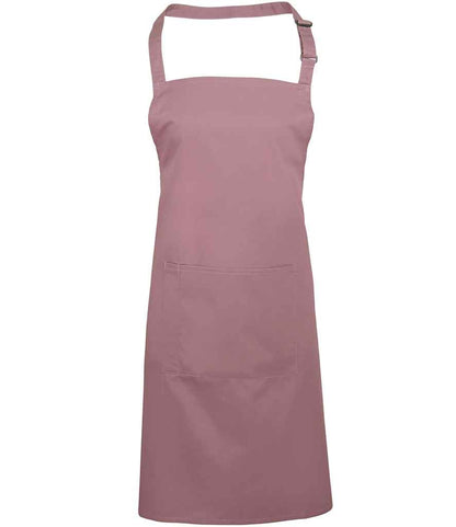 Premier - 'Colours' Bib Apron with Pocket - PR154 ROS ONE