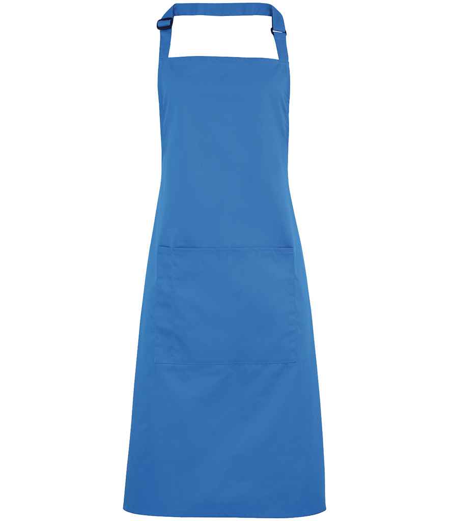 Premier - 'Colours' Bib Apron with Pocket - PR154 SAP ONE