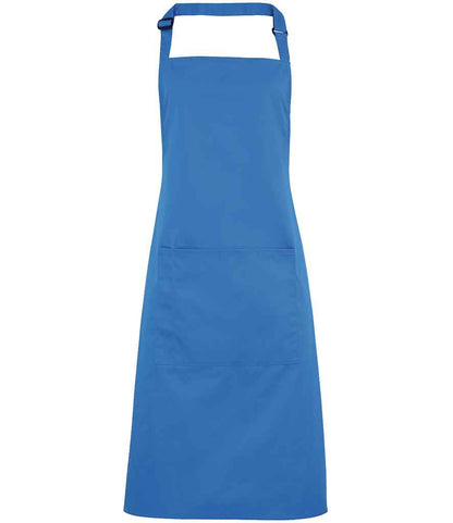 Premier - 'Colours' Bib Apron with Pocket - PR154 SAP ONE