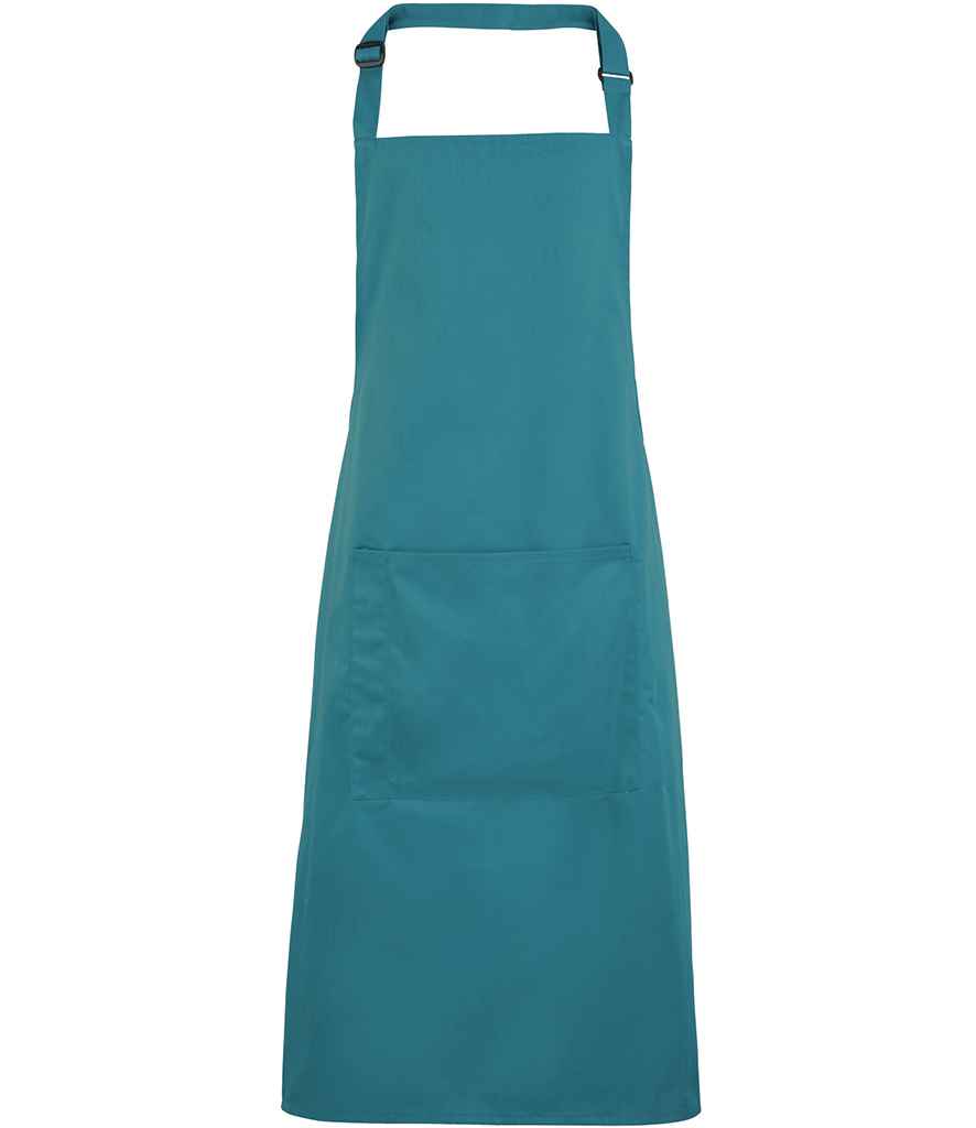 Premier - 'Colours' Bib Apron with Pocket - PR154 TEA ONE