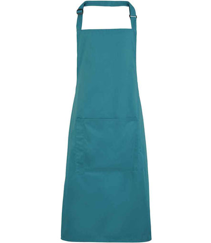 Premier - 'Colours' Bib Apron with Pocket - PR154 TEA ONE