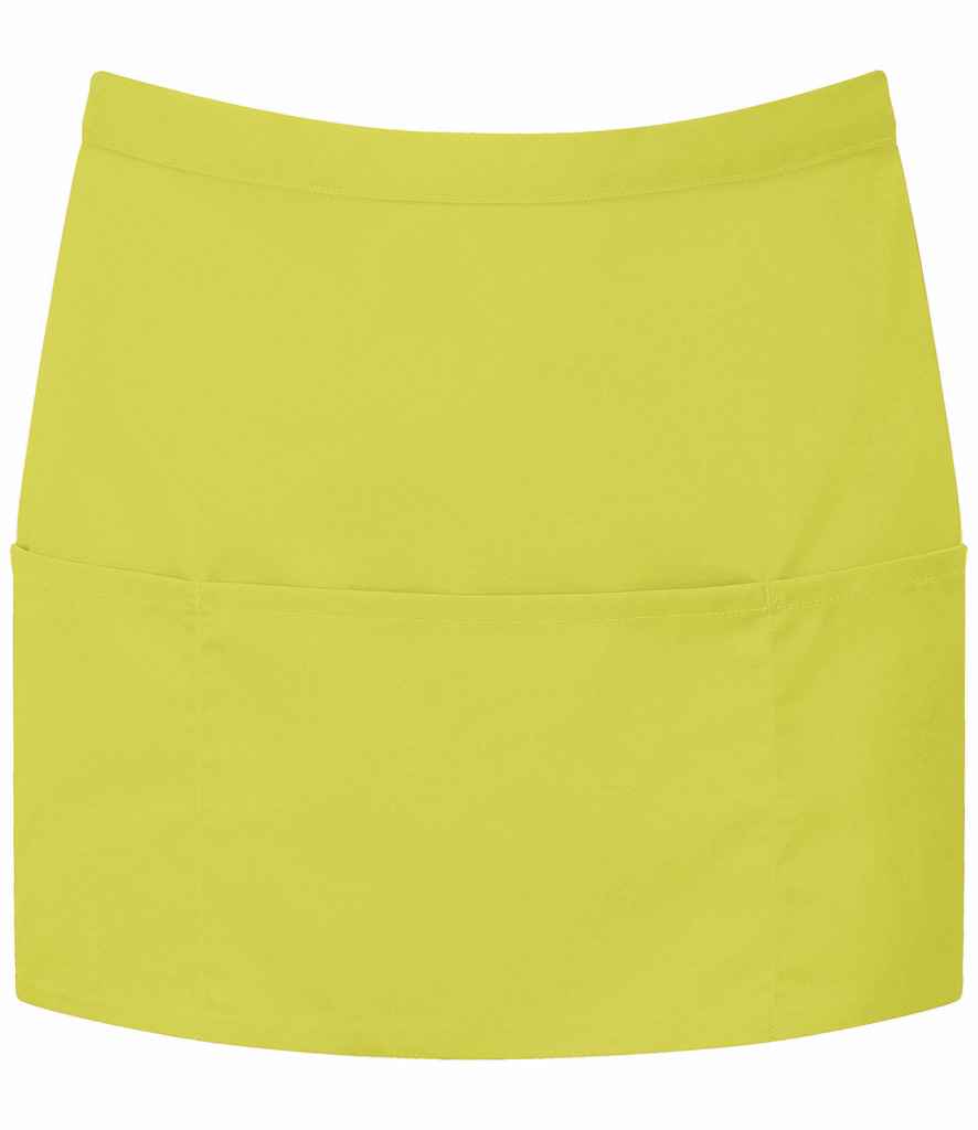 Premier - 'Colours' 3 Pocket Apron - PR155 LIM ONE