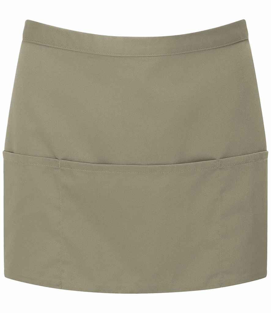 Premier - 'Colours' 3 Pocket Apron - PR155 SAG ONE