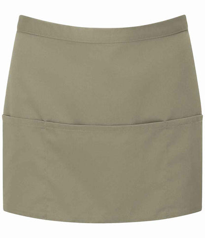 Premier - 'Colours' 3 Pocket Apron - PR155 SAG ONE