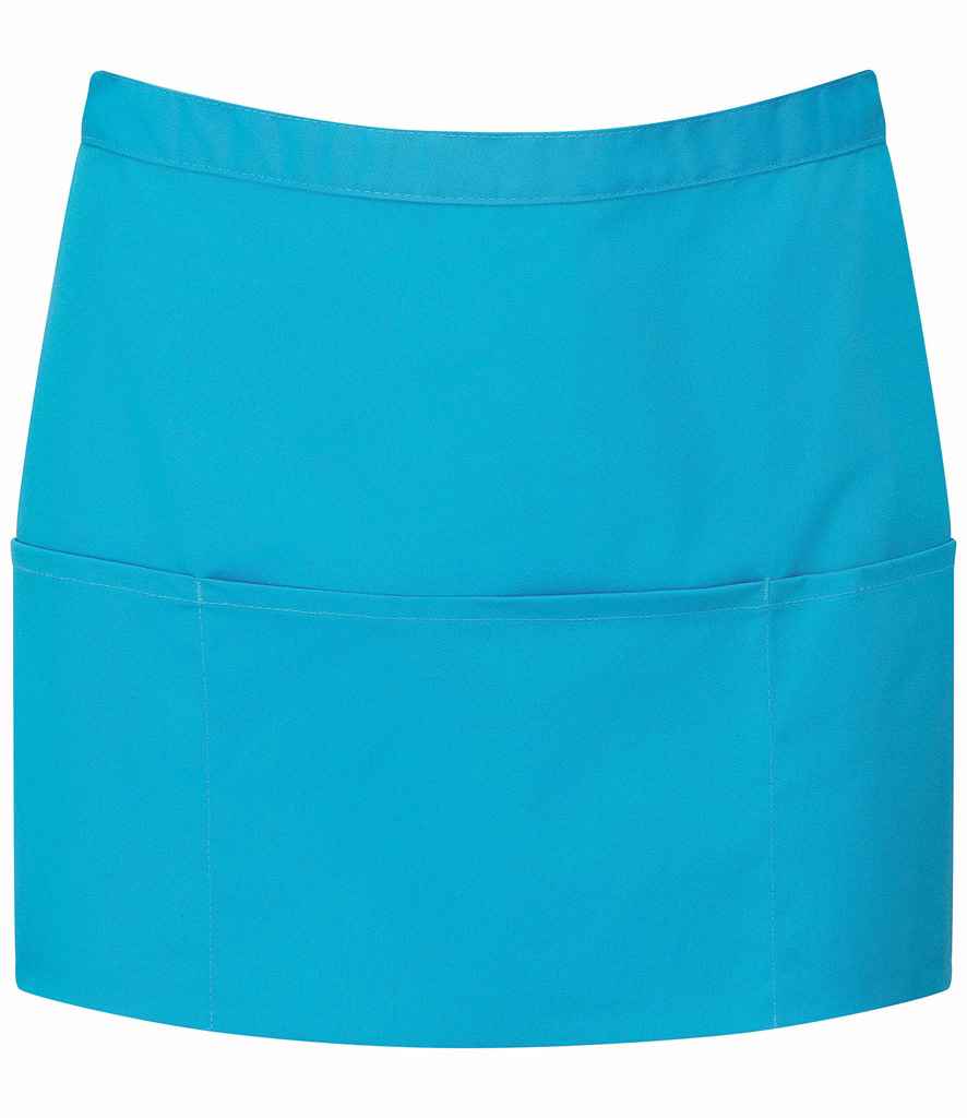 Premier - 'Colours' 3 Pocket Apron - PR155 TUR ONE