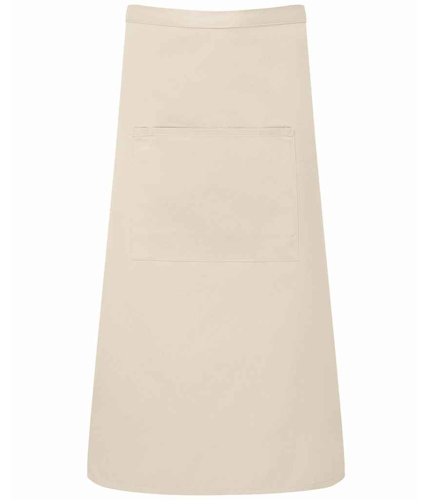 Premier - 'Colours' Bar Apron - PR158 NAT ONE