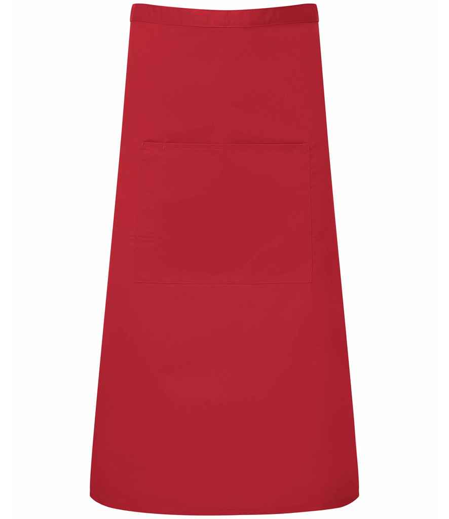 Premier - 'Colours' Bar Apron - PR158 RED ONE