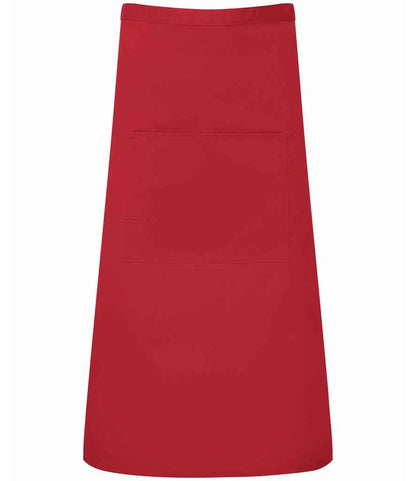 Premier - 'Colours' Bar Apron - PR158 RED ONE