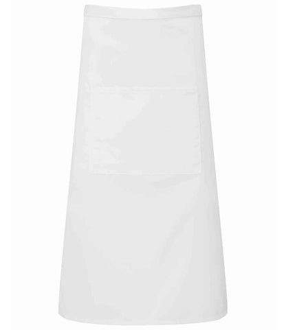 Premier - 'Colours' Bar Apron - PR158 WHI ONE