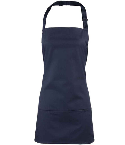 Premier - 'Colours' 2-in-1 Apron - PR159 BLK ONE