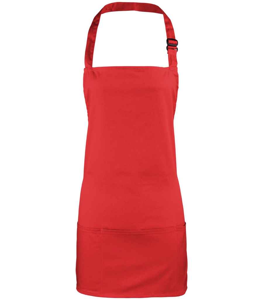 Premier - 'Colours' 2-in-1 Apron - PR159 BLK ONE
