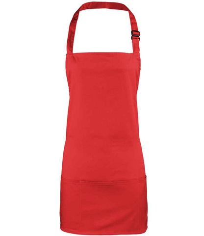 Premier - 'Colours' 2-in-1 Apron - PR159 BLK ONE