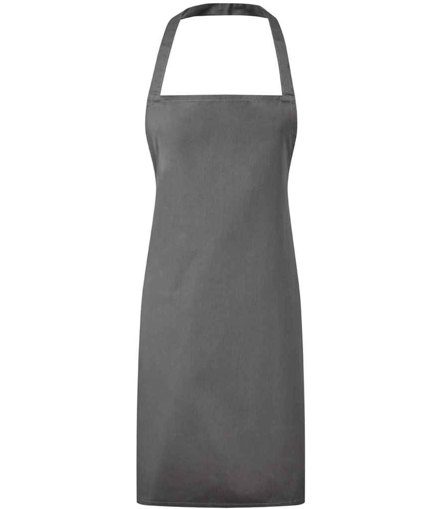 Premier - Essential Bib Apron - PR165 DGY ONE
