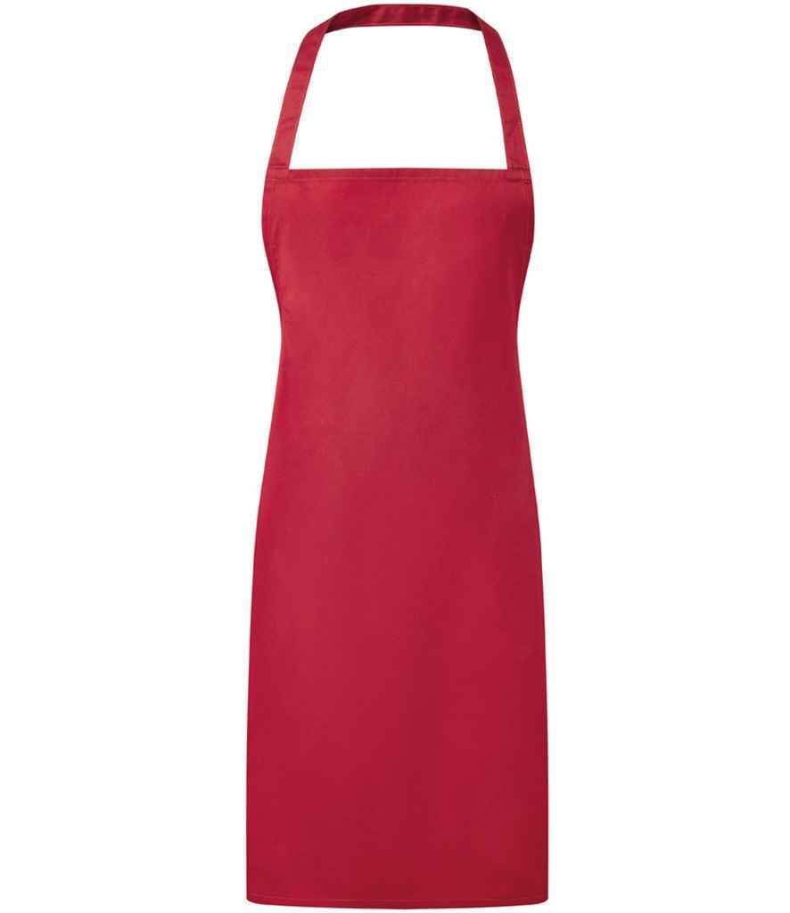 Premier - Essential Bib Apron - PR165 RED ONE