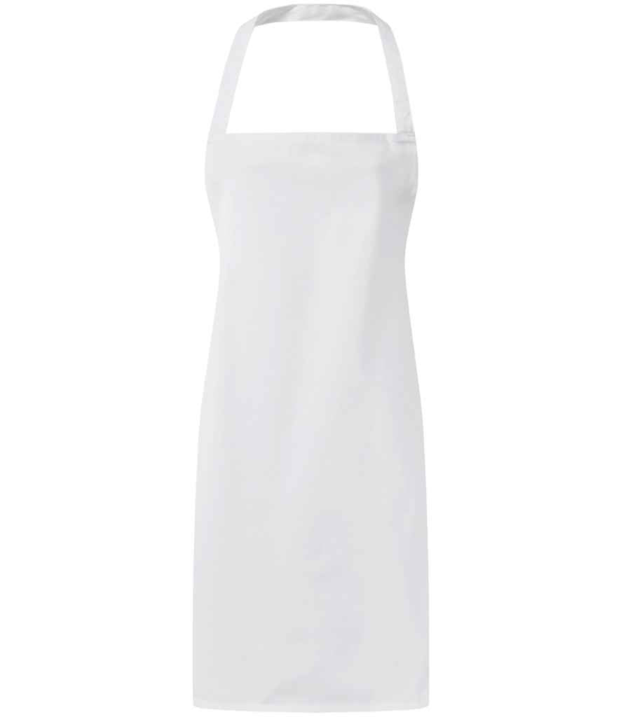 Premier - Essential Bib Apron - PR165 WHI ONE