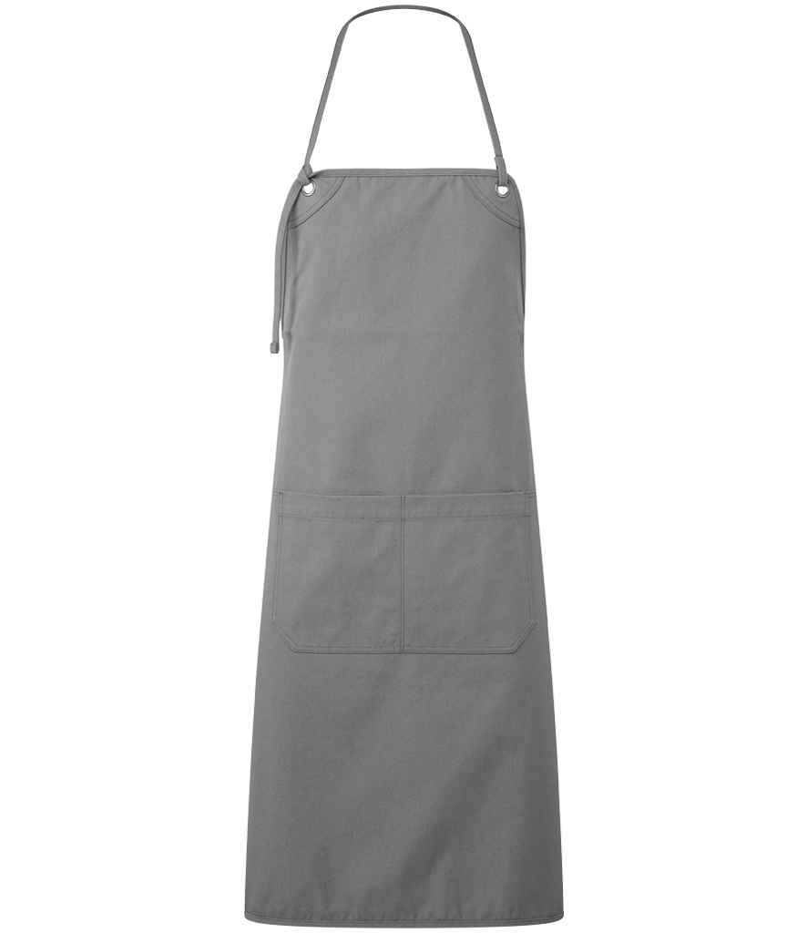 Premier - 'Artisan's Choice' Double Pocket Canvas Apron - PR181 DGY ONE