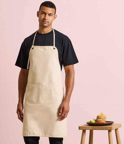 Premier - 'Artisan's Choice' Double Pocket Canvas Apron - PR181 NAT ONE