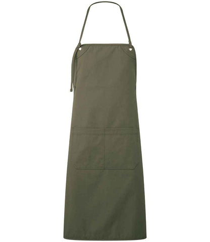 Premier - 'Artisan's Choice' Double Pocket Canvas Apron - PR181 OLI ONE