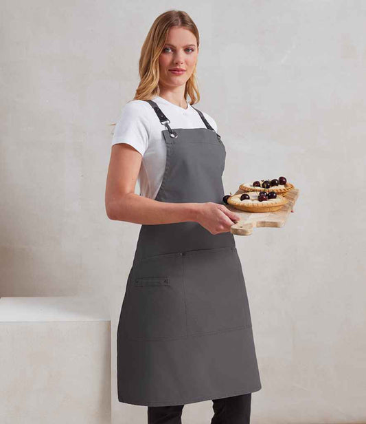 Premier - Clip 'n' Clasp Cross Back Bib Apron - Pierre Francis