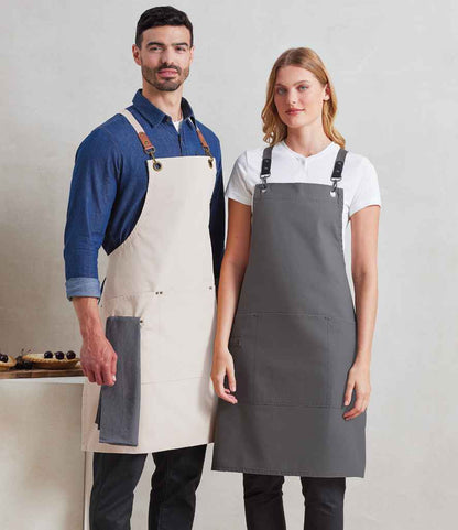Premier - Clip 'n' Clasp Cross Back Bib Apron - Pierre Francis