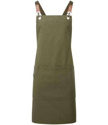 Premier - Clip 'n' Clasp Cross Back Bib Apron - PR182 OLI ONE
