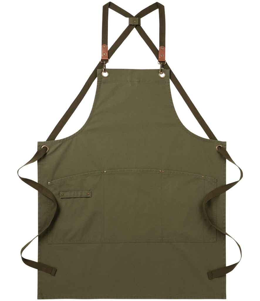 Premier - Clip 'n' Clasp Cross Back Bib Apron - Pierre Francis