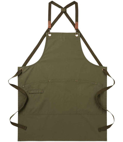 Premier - Clip 'n' Clasp Cross Back Bib Apron - Pierre Francis