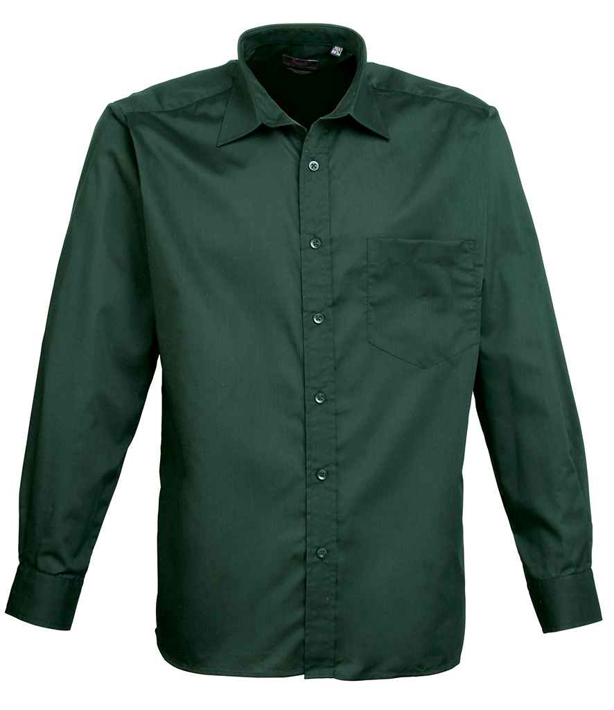 Premier - Long Sleeve Poplin Shirt - PR200 BOT 14.5